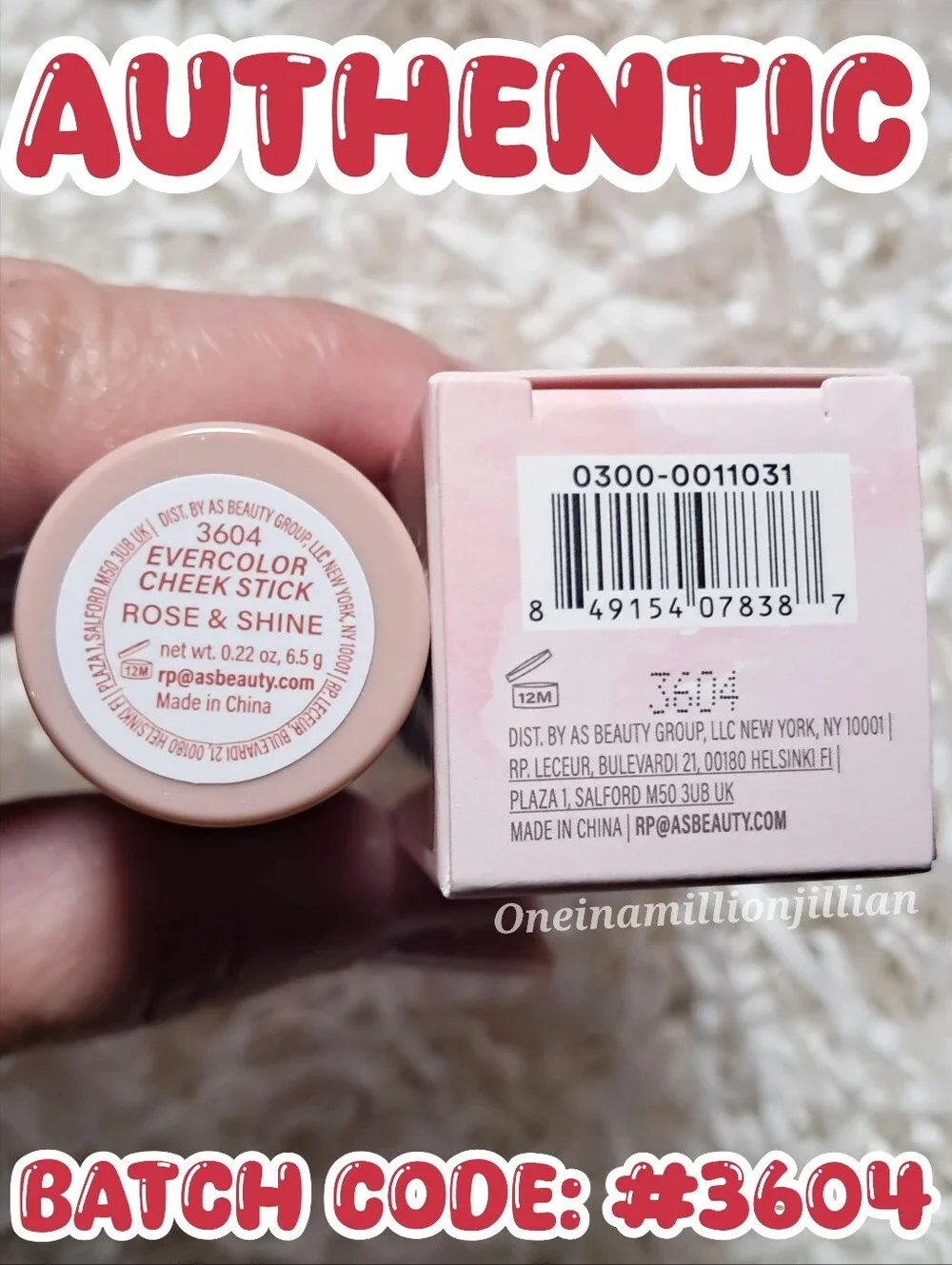 Mally Beauty Evercolor Cheek Stick - Rose & Shine